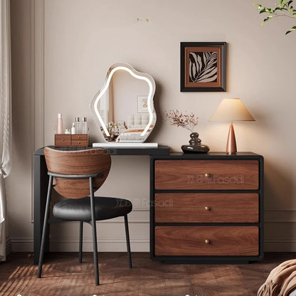 Vintage Design Dressing Table Woman China Style Comfortable Jeweler Dressing Table Bedroom Wooden Make Up Tafel Furniture