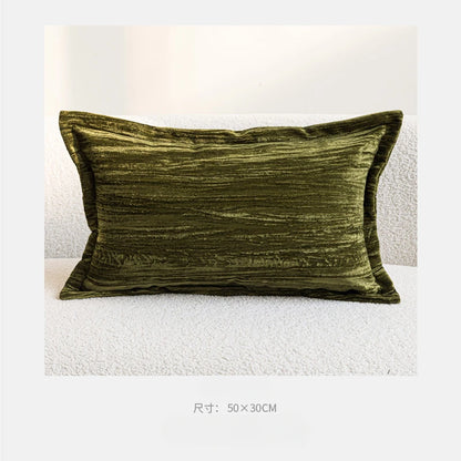 Modern Luxury Lumbar Pillow Cover 12x20in High Density Embroidered Jacquard Pillow Covers Decorative Home Decor for Sofa Bedroom