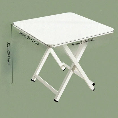 Folding Dining Table Household Portable Outdoor Foldable Table Space Saving Easy Storage No Assembly Required Compact Design