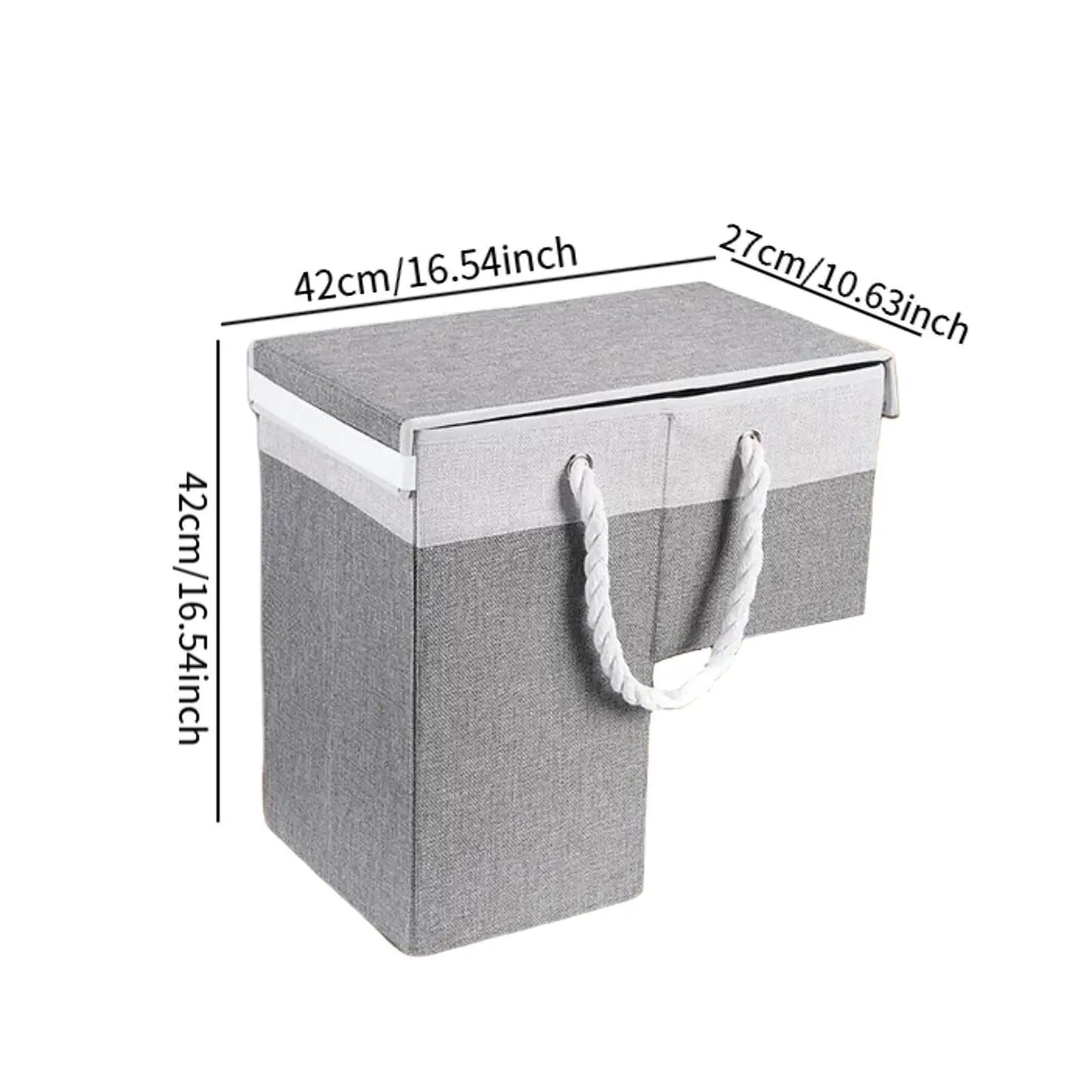 Stair Basket Modern Foldable Storage Bin Stair Step Basket for Toiletries Books Toys Snacks Household Items