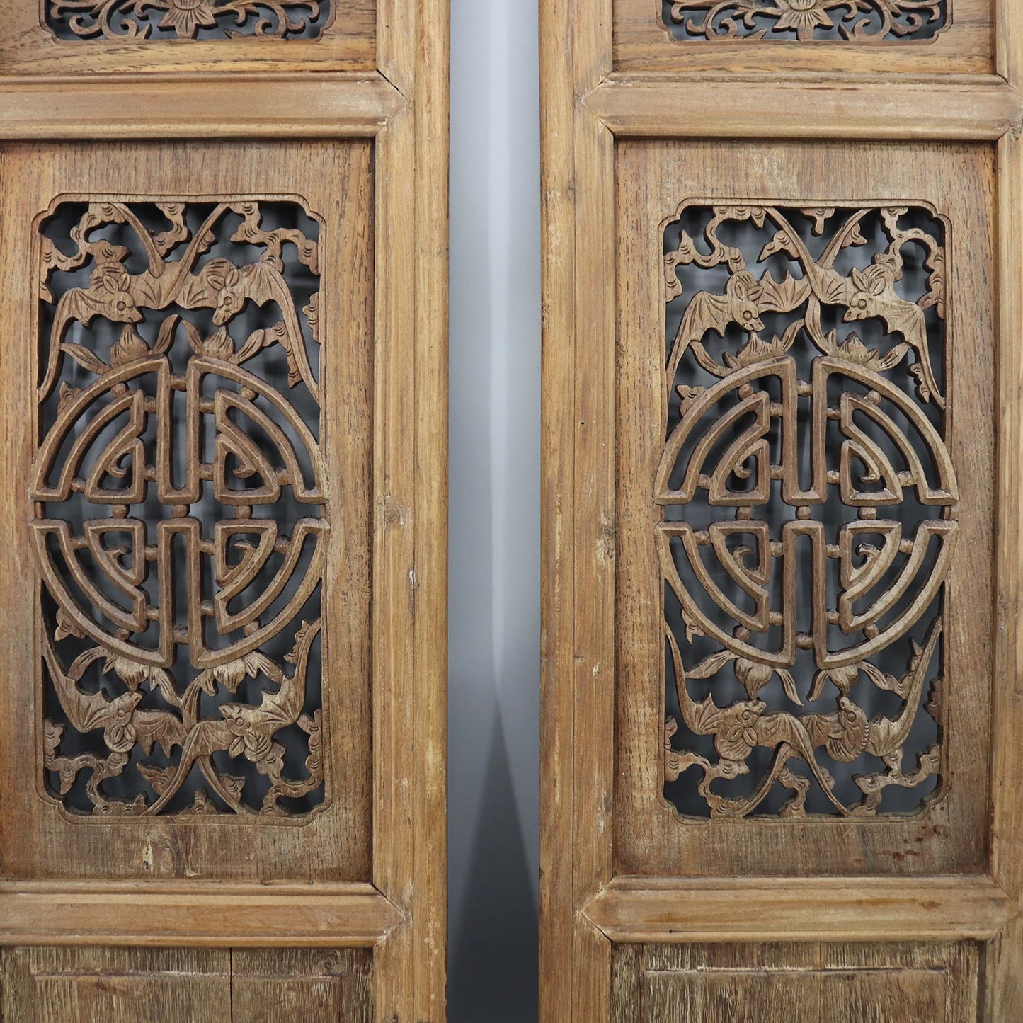 Old wooden carvings,  Set of 2 old panels, wall hangings, Chinese anique