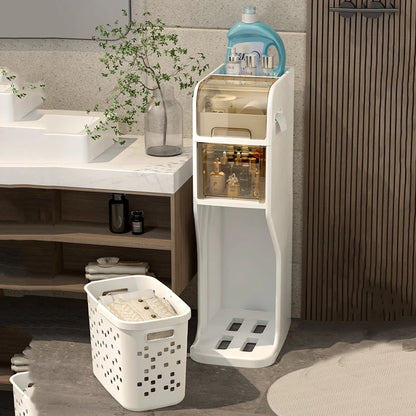 Bathroom Crack Storage Shelves Multifunctional Organizer Shelf Removable Organizers Rack Racks with Wheels Bathroom Furniture