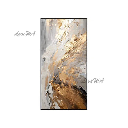 Large Size Group 1 Pcs Hand Painted Abstract Oil Painting on Canvas Wall Picture Art Living Room Home 1 Panel Wall Art Decor