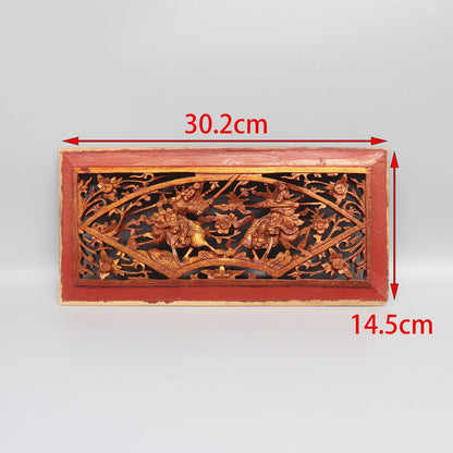 Old Wooden Carving Panels from Canopy bed, Wall Decoration