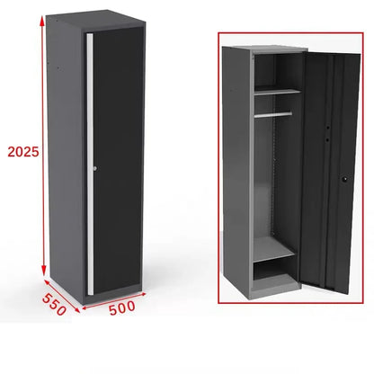 Sturdy Metal Tool Storage Cabinets: Drawer + Single/Double Door Units For Organizing Mechanic Tools In Workshops/Garages