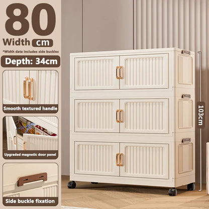 Storage Cabinet Installation Free Storage Cabinet Baby and Kidsren's Clothing Storage Box Snack Plastic Foldableing Storage Cabinet Folding Storage Cabinet Organizer