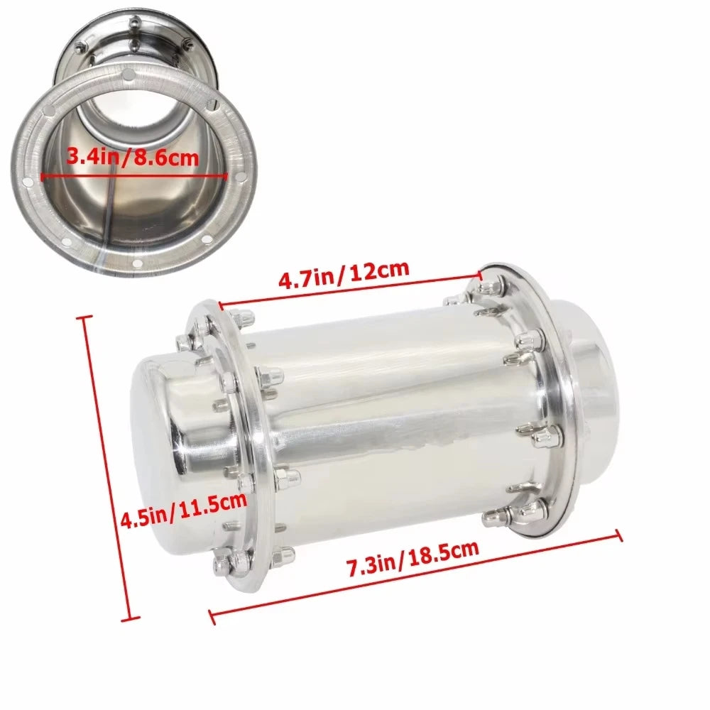 Stainless steel storage tank, time capsule