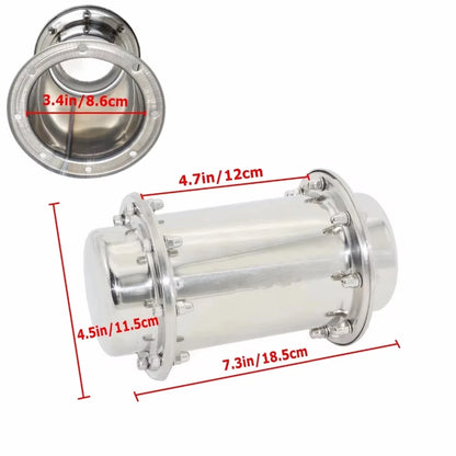 Stainless steel storage tank, time capsule
