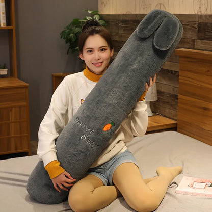 Large Size Cylinder Pillow Long Pillowcase Detachable Waable Soft Cute Bed Pillow Women's Sle Modern Simple Home Fabric