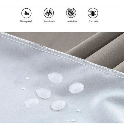 Waterproof Mattress Cover with Zipper 6-Sides All Inclusive Mattress Protector Bed Cover Anti-slip Fitted Bed Sheet Customizable