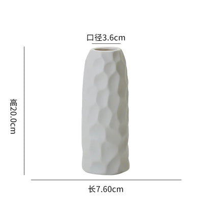 Home High-End Sensory Embryo Flower Vase Interior Decoration Ceramic Vase Artistic Decoration Desktop Flower Vase