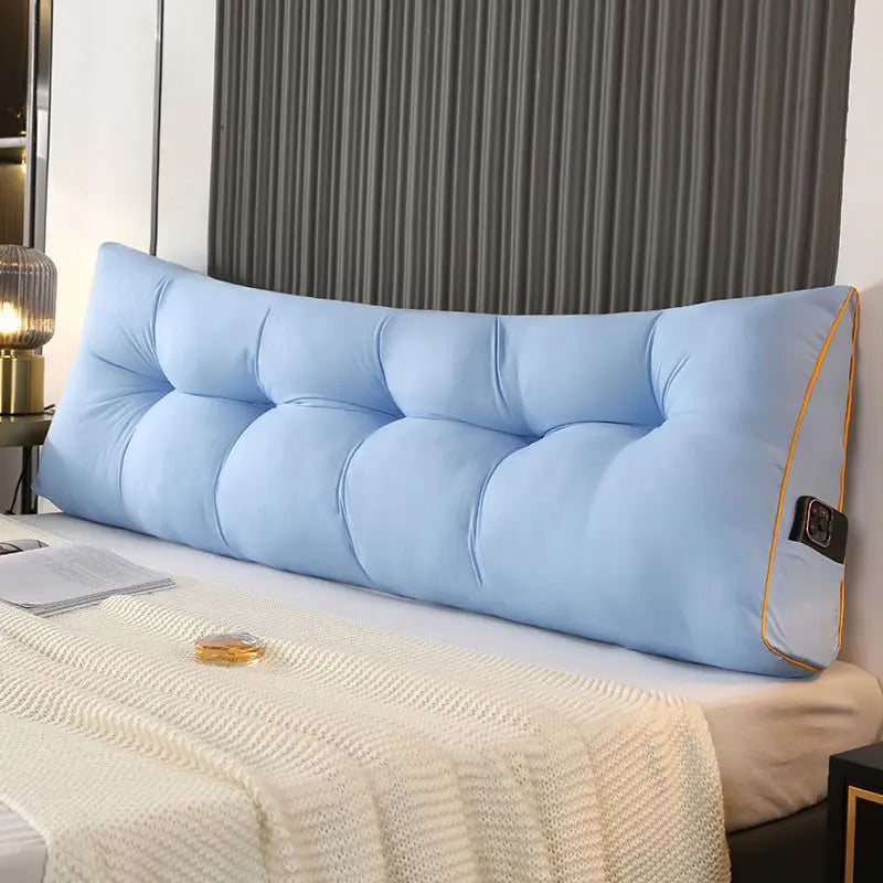 European Soft Wedge Pillow Triangular Bed Backrest Cushion for Headboard Reading Support Modern Home Decor 60/90/120/150/180cm