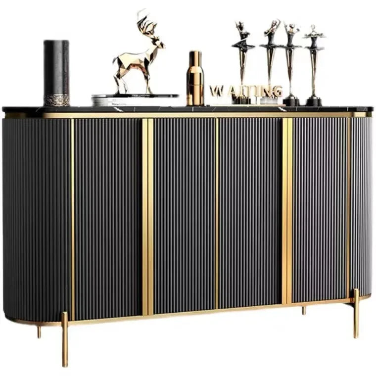 Living Room Furniture Black Sideboards Luxury Sideboard Buffet Cabinet Kitchen Sideboards Kitchen Cabinetsdrawer Type Storage Li