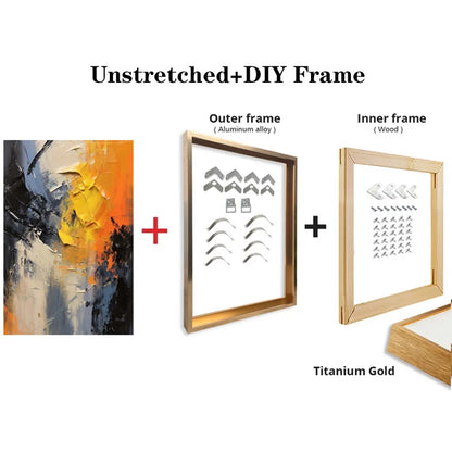 Original Hand-Painted 3D Texture Wall Art for Living Room And Bedroom Unique Gift Idea