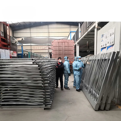 Automatic aluminum alloy power coating gate design garden aluminum fence and gate