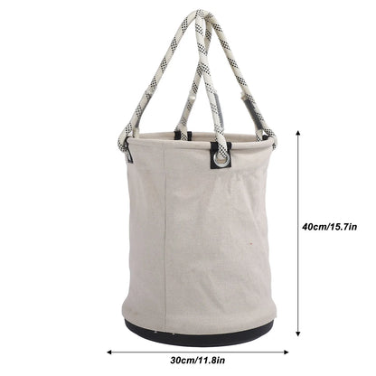 Storage Bucket  Bucket 40x30cm 30KG Load Bearing Plastic Bottom Nails  Tool Organizer for Maintenance Work