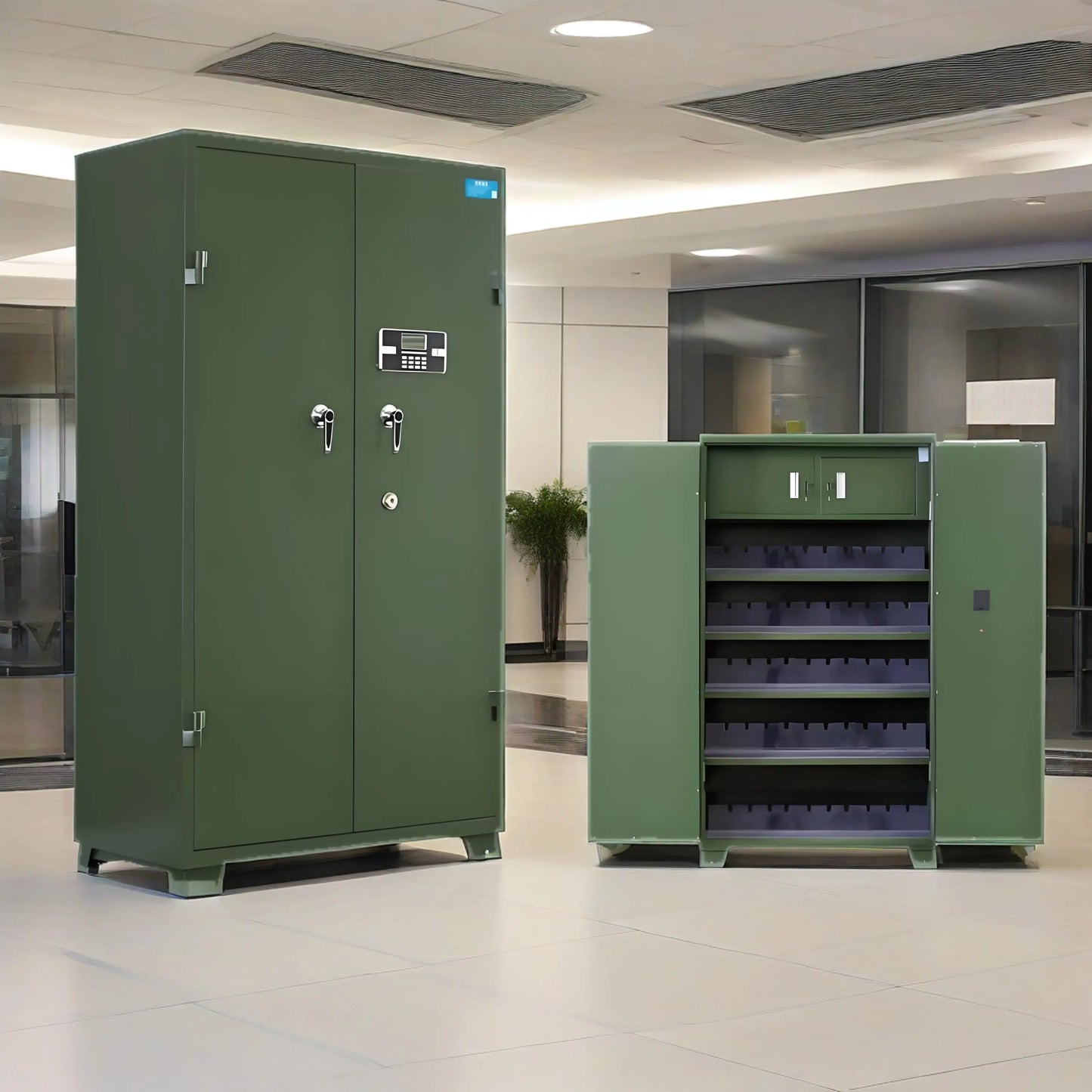 Storage Hidden Safe  Boxes Wholesale With Key Lock Weapon Security Electronic Safe Cabinet
