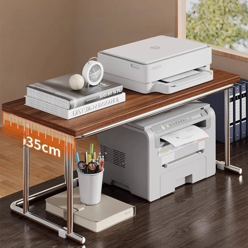 Mental Storage Rack Large Office Organizer Shelf Multi Functional Desktop Printer Storage Shelves Room Decoration Accessories