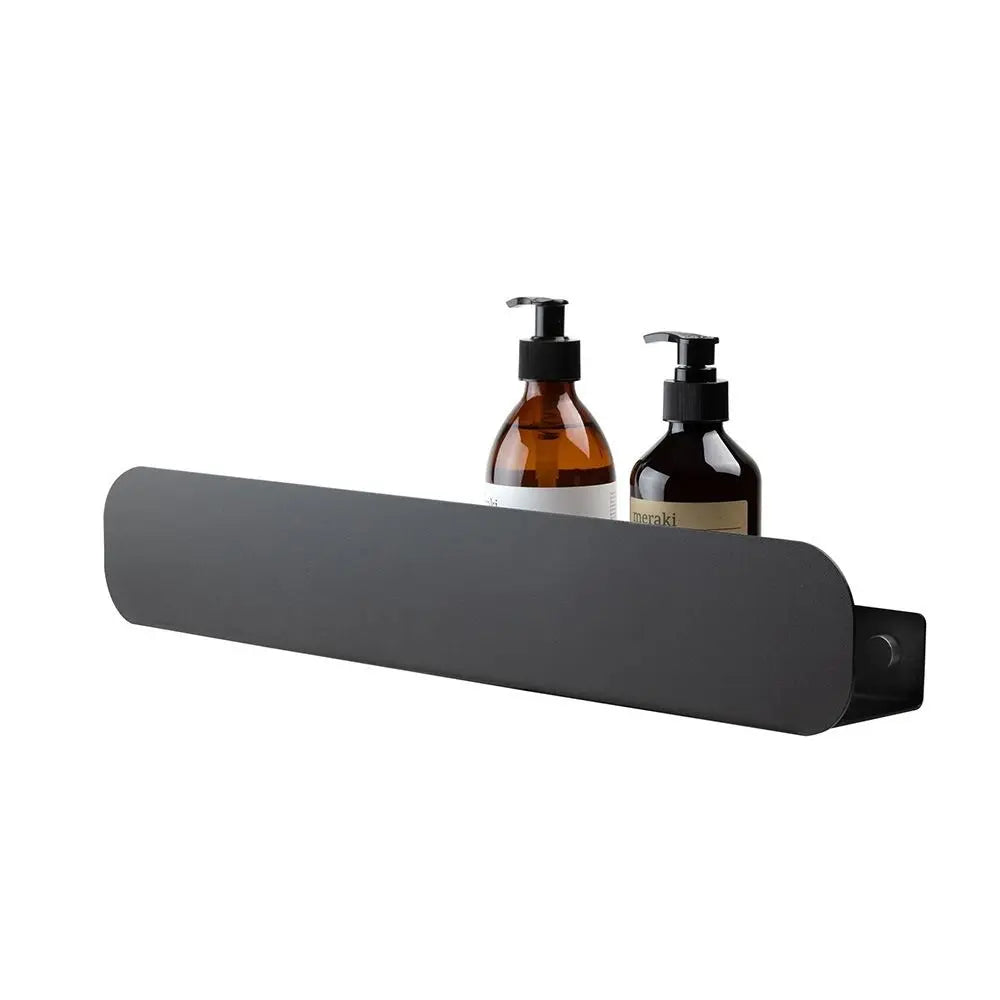 Wall-mounted Bathroom Storage Rack Space Saving Large Capacity Stainless Steel Storage Shelf Durable Sturdy Shower Drain Rack