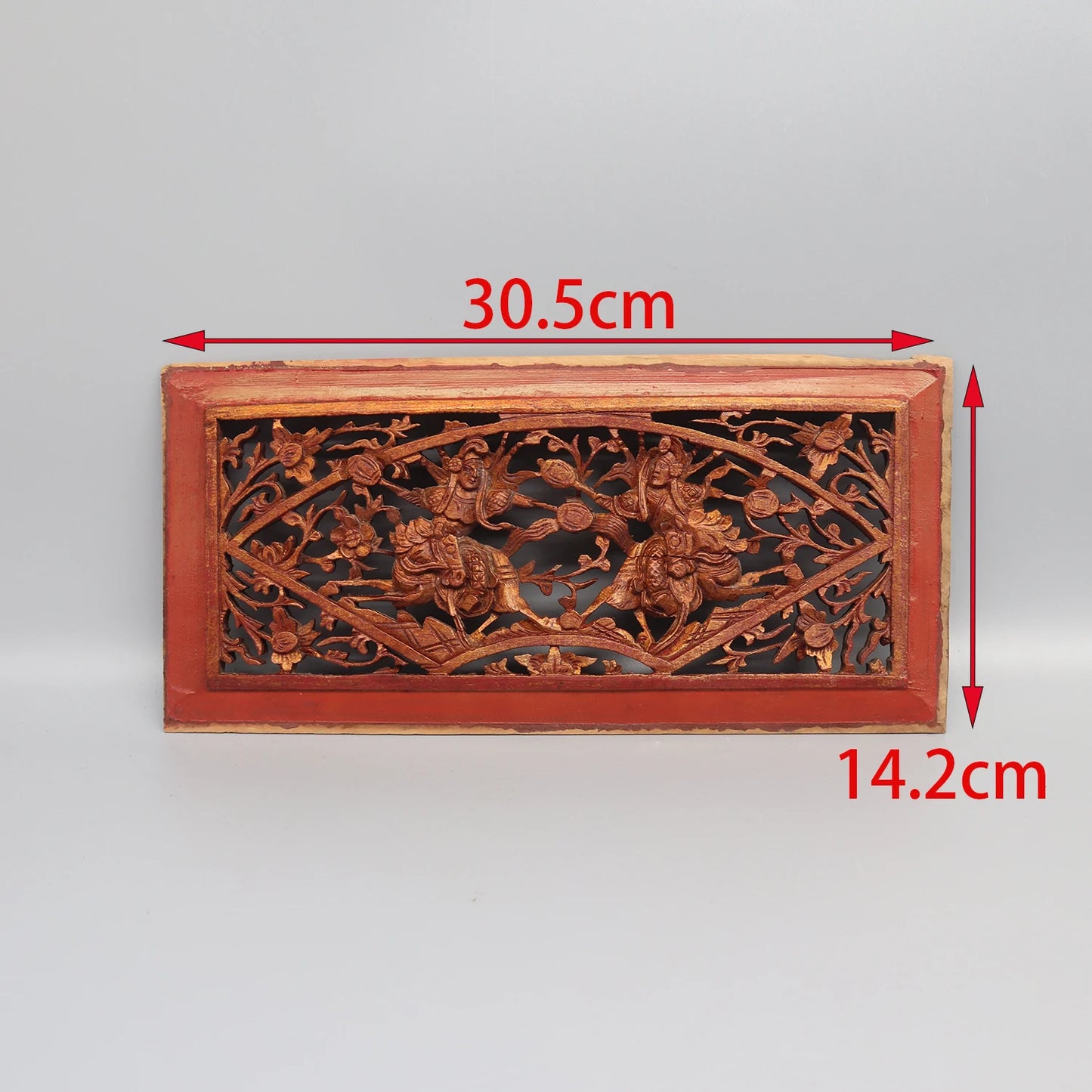 Old Wooden Carving Panels from Canopy bed, Wall Decoration