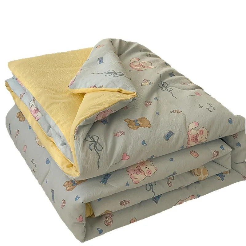 Summer Pure Cotton Quilts Blankets Bedroom Soft Cool Air Conditioner Quilt Comforter Bedspread Twin Queen King Bedding Quilts