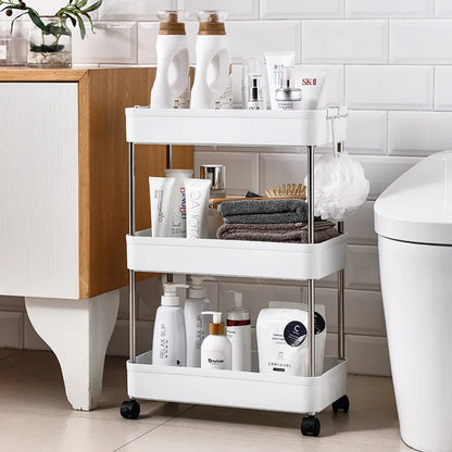 Bathroom cabinet removable bathroom storage rack storage rack gap storage rack side seam organizer rack