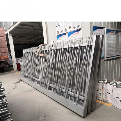 Automatic aluminum alloy power coating gate design garden aluminum fence and gate