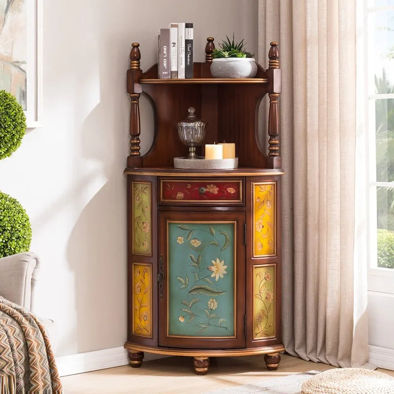 Wood Corner Living Room Cabinets Filing Decor Bookcase Mobile Living Room Cabinets Wine Nordic Vitrina Lounge Suite Furniture