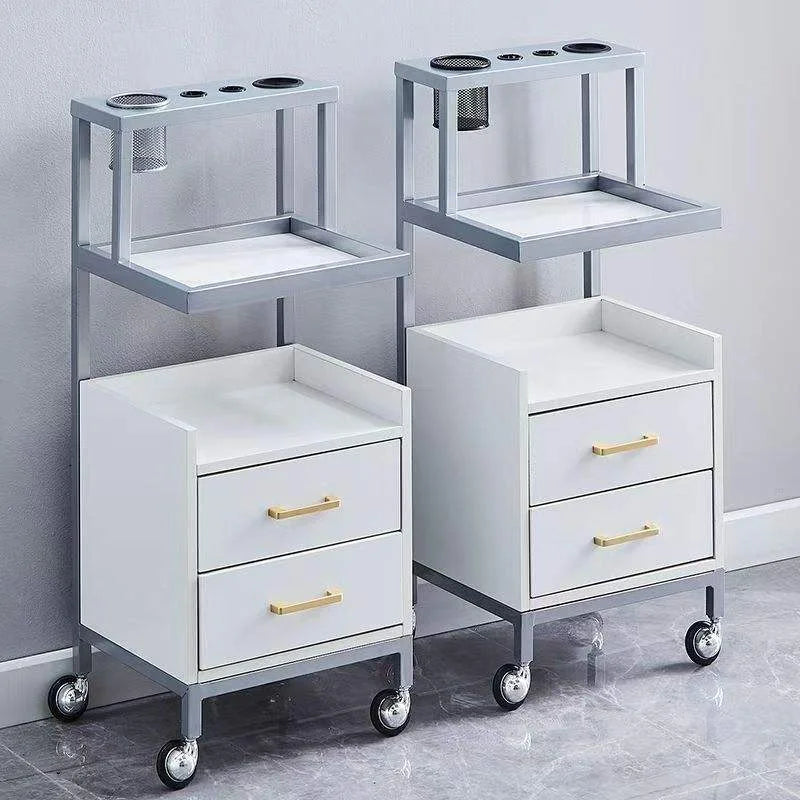 High Quality Modern Hair Salon Storage Cabinet Popular Stainless Steel Tool Cart for Barber Shop Home Use Stylish Living Room