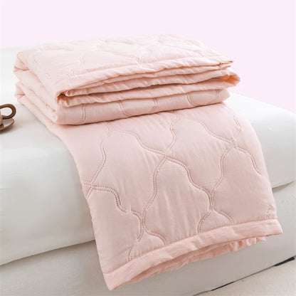 Floral Style Duvet Summer Thin Quilt Skin-friendly Bedspread Air Conditioning Blanket edredones Adults Kids Room Comforter Quilt