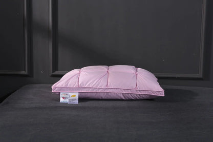 Soft Pillows White Goose Down Feather Pillows for Sleeping Neck Protection Bed Pillows with 100% Cotton Cover