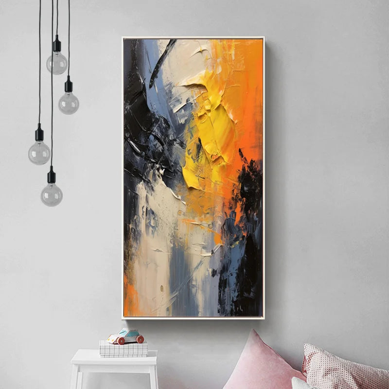 Original Hand-Painted 3D Texture Wall Art for Living Room And Bedroom Unique Gift Idea