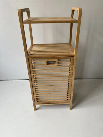 Luxury Japanese Style Bathroom Floor Storage Basket Modern Home Organizer Dirty Clothes Bin Toilet Laundry Hamper