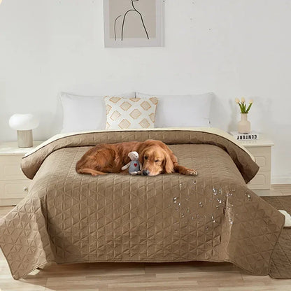 Quilted Bedspread Pads Non-Slip King Size Bed Sheet Sofa Covers Reusable Kids Pet Dog Cat Urine Mat Bed Mattress Protector