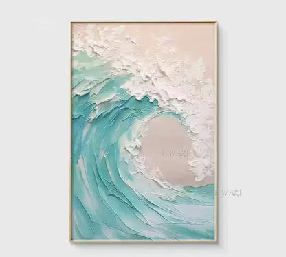 100% Handpainted Oil Painting On Canvas Thickness Knife Abstract Painting Wall Art Pictures for Home Decor Frameless