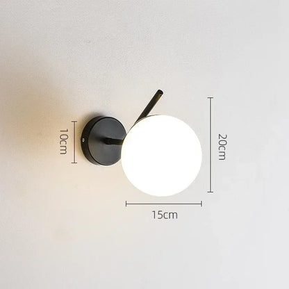 Simple Modern Living Room Background Lamp Bedroom Bedside Lights Minimalist Creative Corridor Wall Lamp