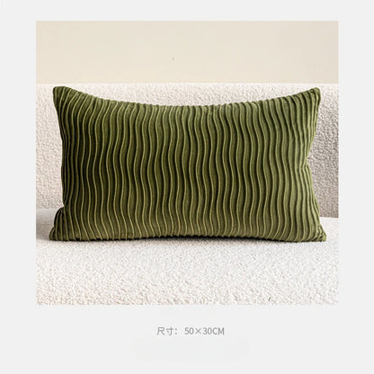 Modern Luxury Lumbar Pillow Cover 12x20in High Density Embroidered Jacquard Pillow Covers Decorative Home Decor for Sofa Bedroom