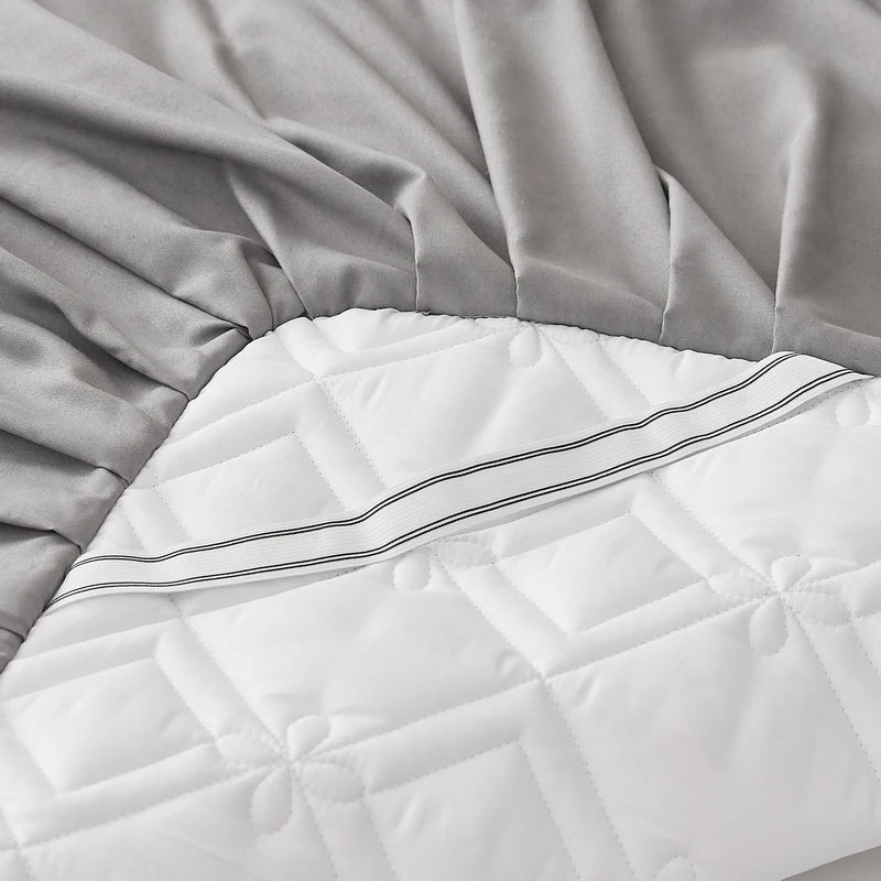 MissDeer 1pc Bed Skirt Thick Bedspread Solid Color Bed Cover Skin-friendly Bed Linen Home Bedsheet falda de cama (No Pillowcase)