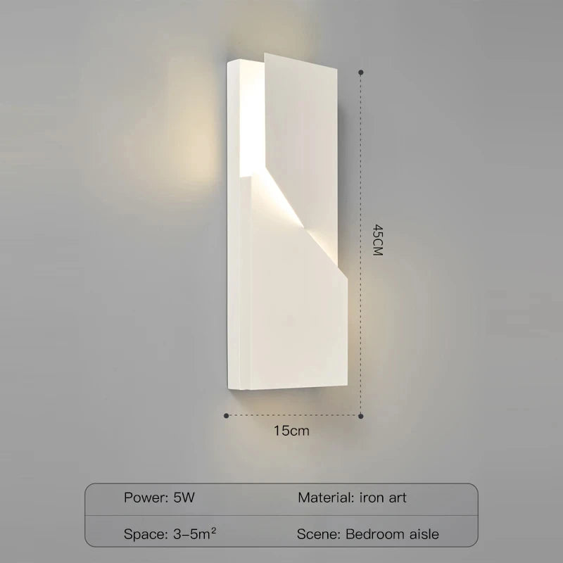 2024 Wall Lamp Living Bedroom Creative Art Design Led Light Dining Room Resturant Hall Wall Sconce Lighting Fixture Indoor Decor
