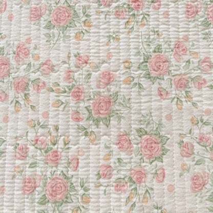 Floral Printed Bedspread for Beds Quilted Thick Blanket Bed Single/Double/Queen Bed Cover sabanas matrimoniales (No Pillowcase)