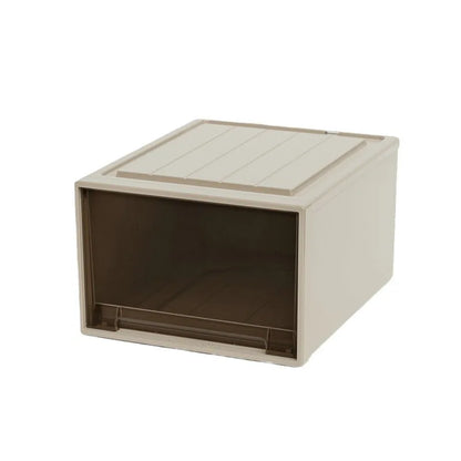 Storage Box Space-Saving Bedroom Organizer Boxes Brown Drawer Storage Cabinet Clothes Toys Shoes Socks Quilt Sorting Storage Box