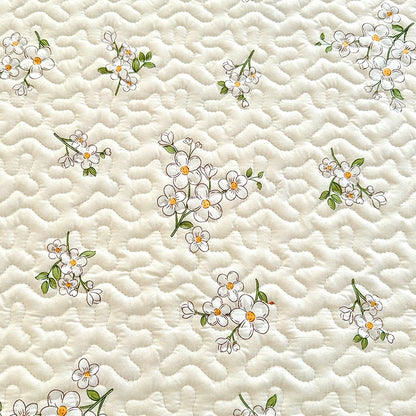 Thicken Bed Cover Floral Style Bedspread Home Bed Linen Double Bedspreads Adults Kids Room Bedsheet cubrecama (No Pillowcase)