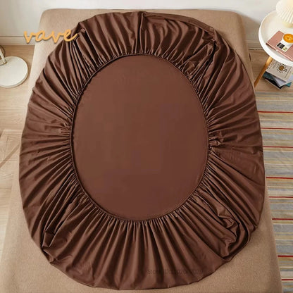 Fitted Bed Sheet with 360 Elastic Band Mattress Protector Cover Bedspreads for Single Double King Queen Size Bed Sheet 160x200