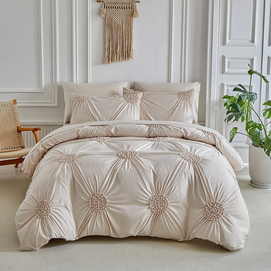 Duvet Cover Bedding Set Twin Full Queen King Size 135x200 Quilt Cover 240x220 Double Single Floral Folded Bed Linen 200x200
