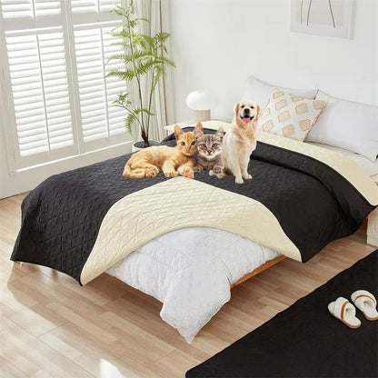 Quilted Bedspread Pads Non-Slip King Size Bed Sheet Sofa Covers Reusable Kids Pet Dog Cat Urine Mat Bed Mattress Protector