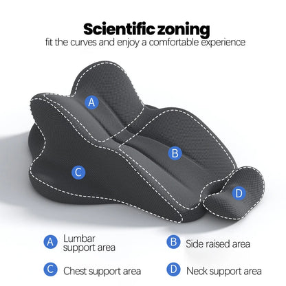 Reading Pillow for Bed Lying Leaning and Prone Ergonomic Memory Foam Bed Wedge Pillow for Headboard Chin & Back Support Pillows