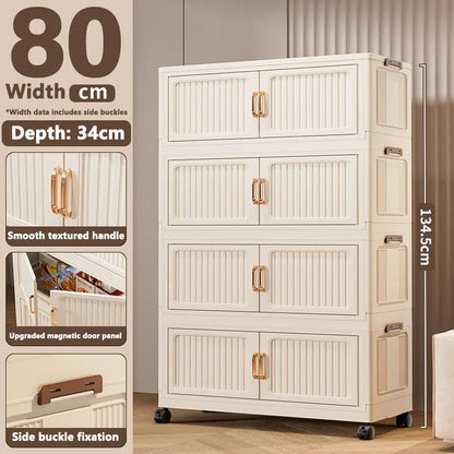 Storage Cabinet Installation Free Storage Cabinet Baby and Kidsren's Clothing Storage Box Snack Plastic Foldableing Storage Cabinet Folding Storage Cabinet Organizer