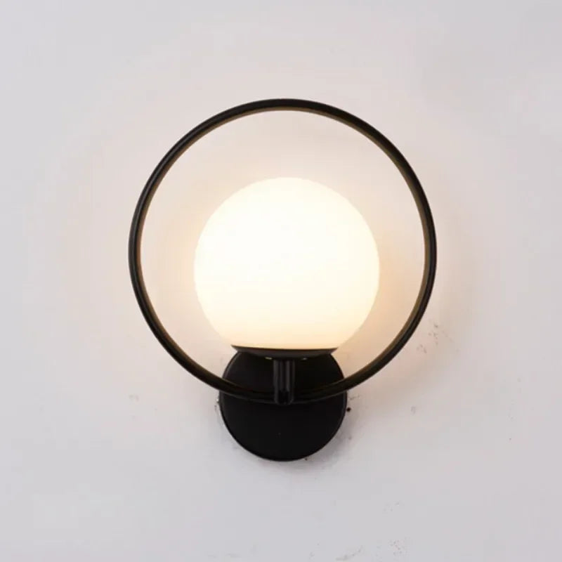Simple Modern Living Room Background Lamp Bedroom Bedside Lights Minimalist Creative Corridor Wall Lamp
