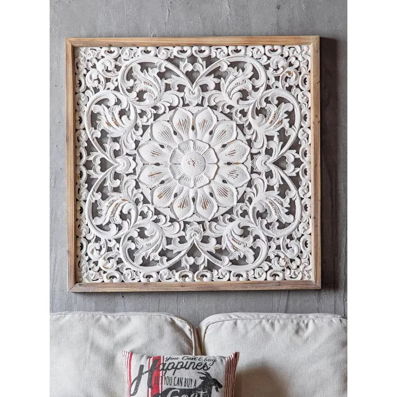 American retro wall pendant Bohemian relief porch wall decoration French background wall
