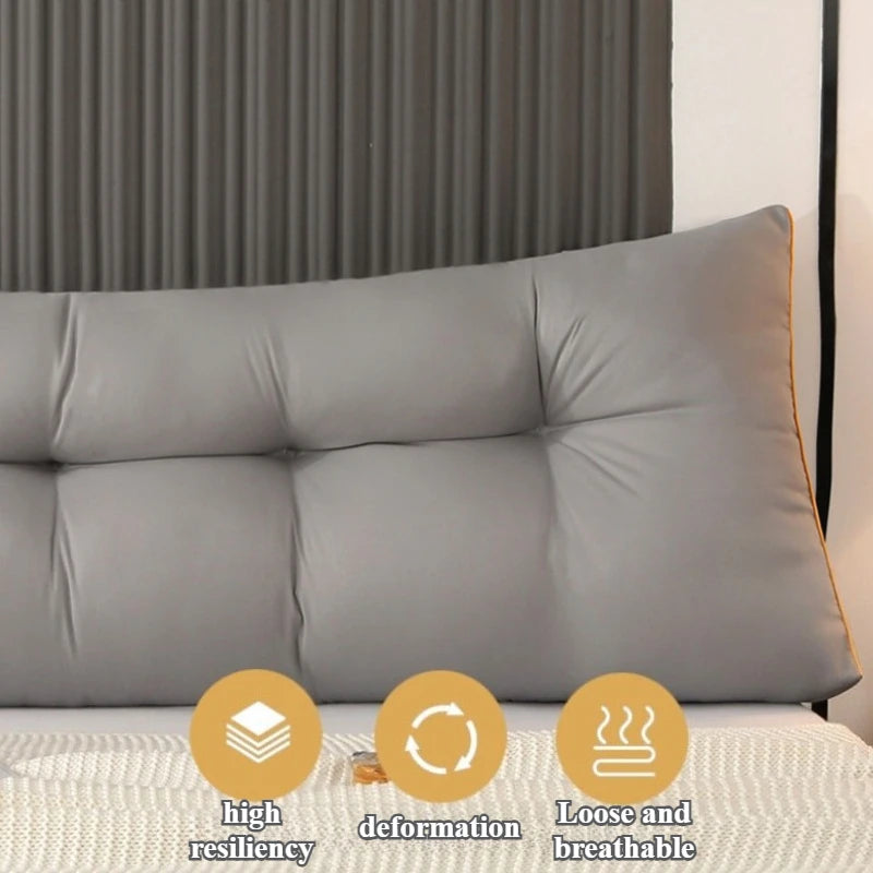 European Soft Wedge Pillow Triangular Bed Backrest Cushion for Headboard Reading Support Modern Home Decor 60/90/120/150/180cm